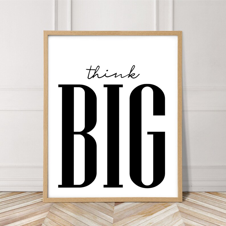 Best of Think big midget poster big midget poster Think