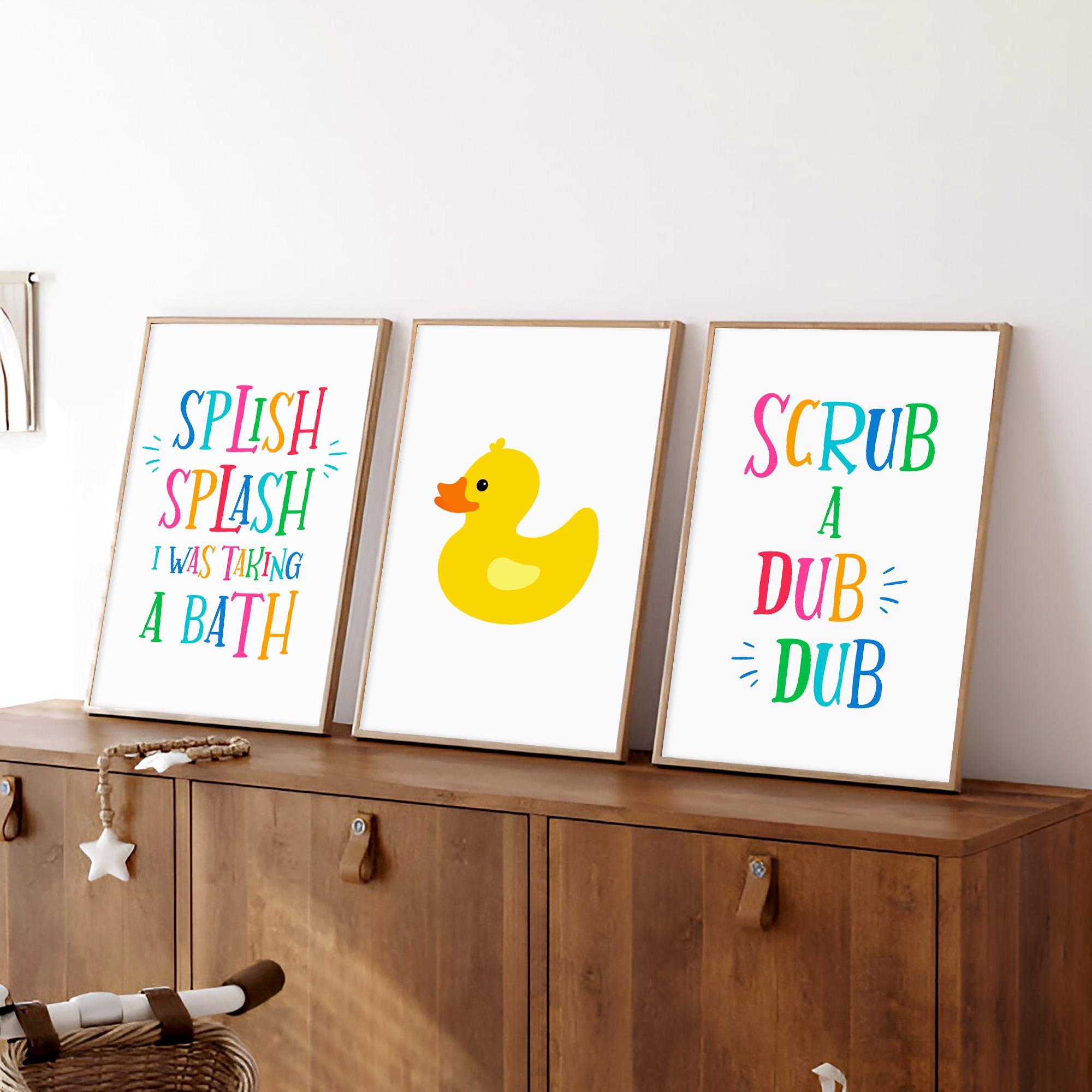 Splish Splash I Was Taking A Bath, Scrub A Dub Dub, Toddler Bathroom ...