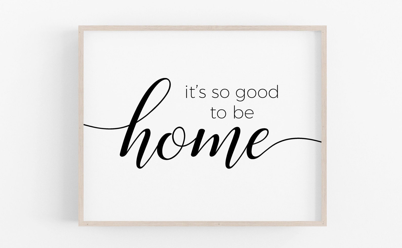 Good to be home. Good to be home