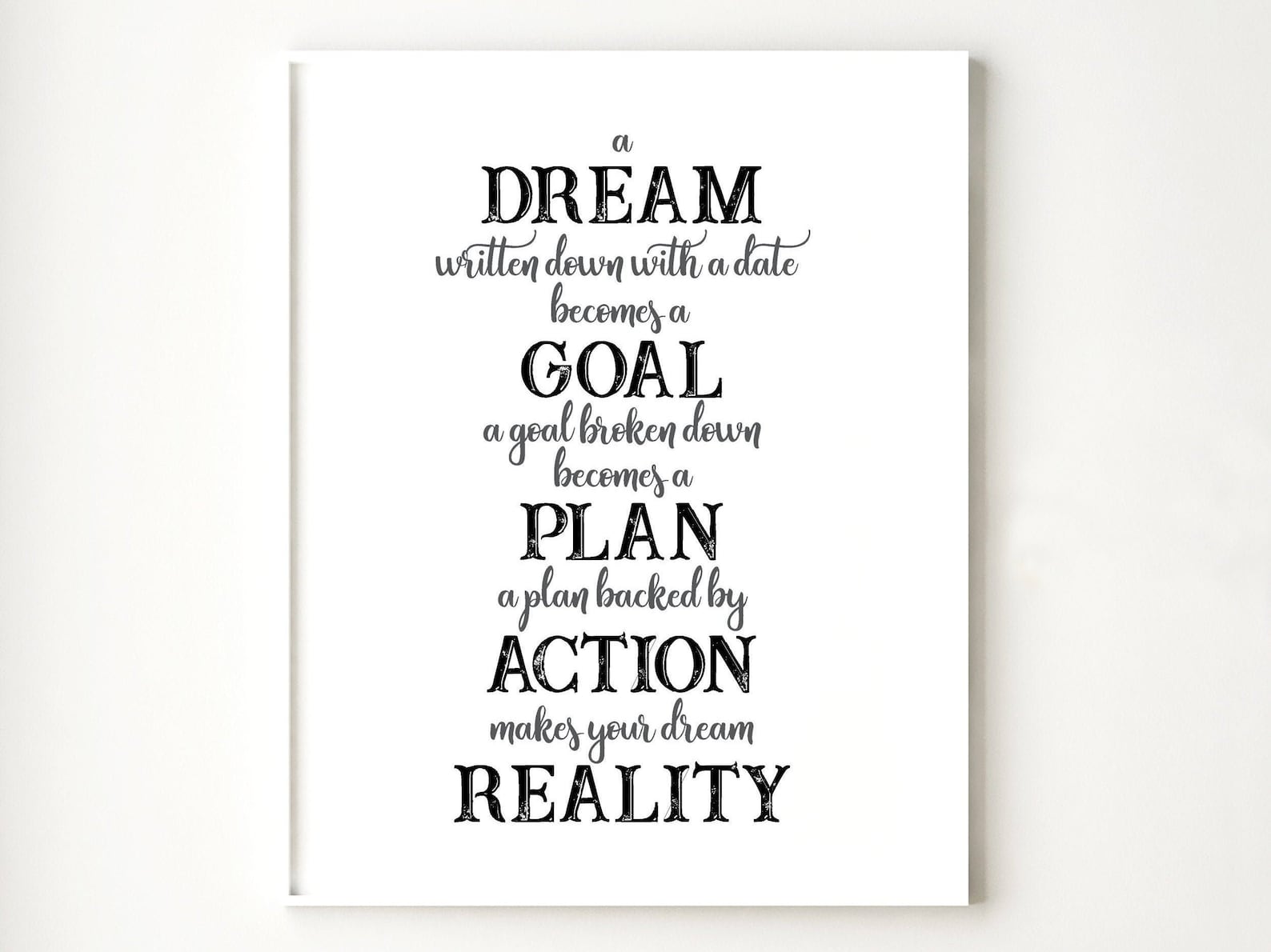 Digital Prints Quotes Poster Printables Inspirational Quotes | Etsy