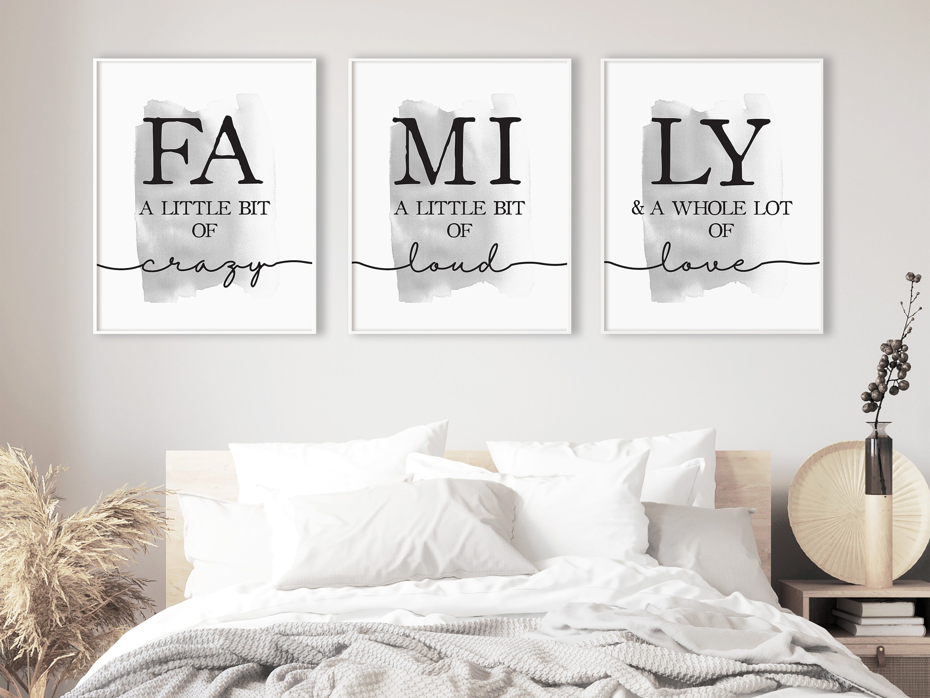 Buy Living Room Prints Set of 3 Family Prints Set Family Little Online