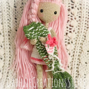 Crochet Mermaid Doll, handmade doll, Mermaid toy, Mermaid crochet doll, handmade toy