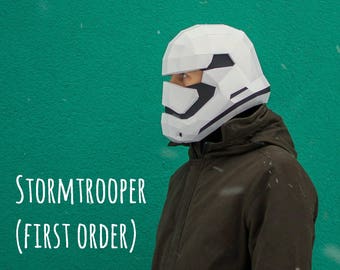 stormtrooper helmet template instruction printable mask etsy