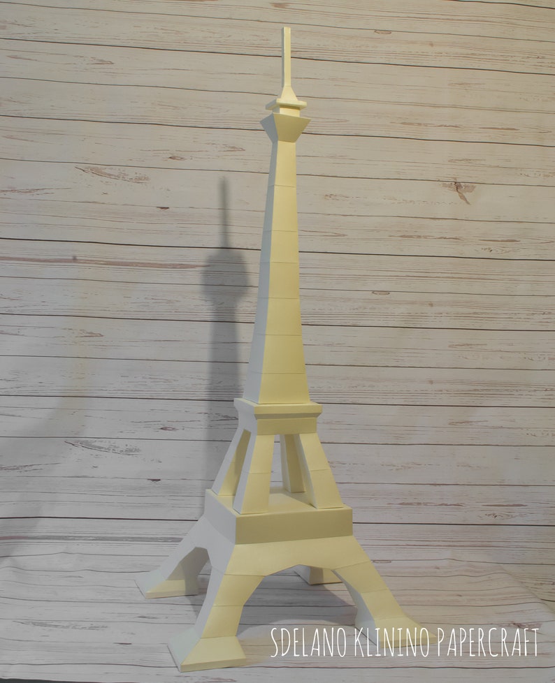 PAPERCRAFT Eiffel Tower Papercraft Template / Cardboard Wall Etsy PAPERCRAFT Eiffel Tower Papercraft Template / Cardboard Wall Etsy