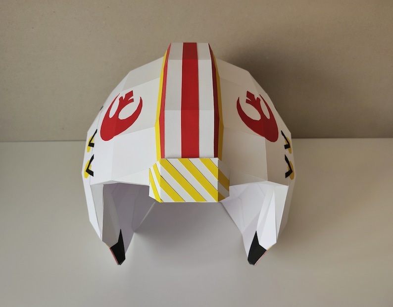 PAPERCRAFT XWING HELMET / pdf papercraft star wars template / Etsy