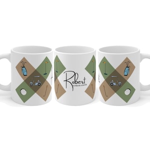Personalized Golf Mug: Custom Golfer Gift