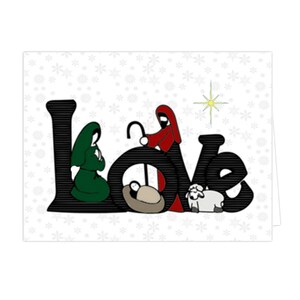 Nativity Christmas Cards, Religious, Christian, Christian Cards, Christian Christmas, Jesus, Religion, Nativity, Folding Holiday Cards,
