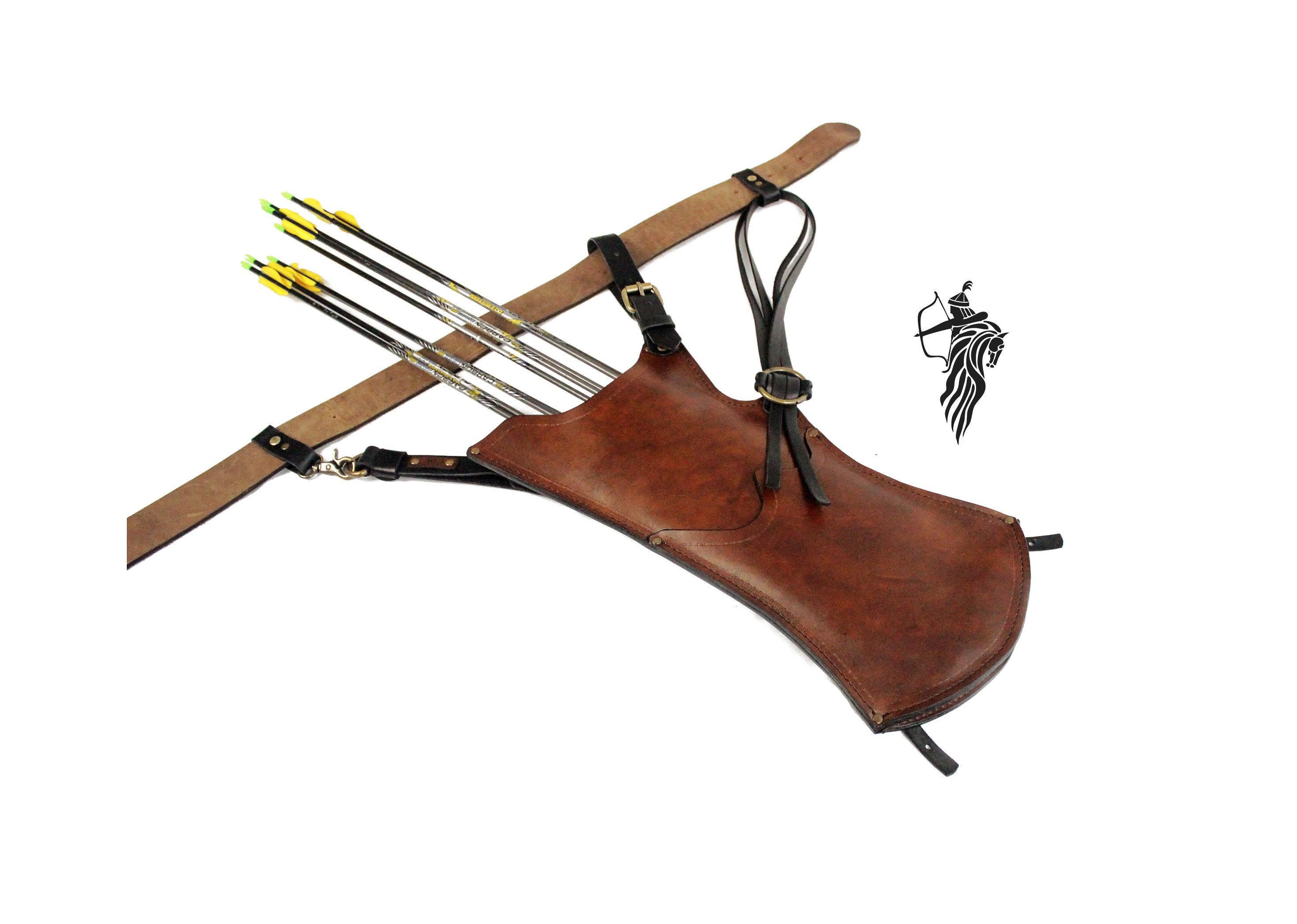 Horse Archery Mounted Nomad Archery Backward Hip Quiver Etsy