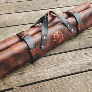 Leather Watch Organizer Roll Bag Case met 10 & 20 slot opties | Lederen horloge Organizer Tas voor verzamelaars