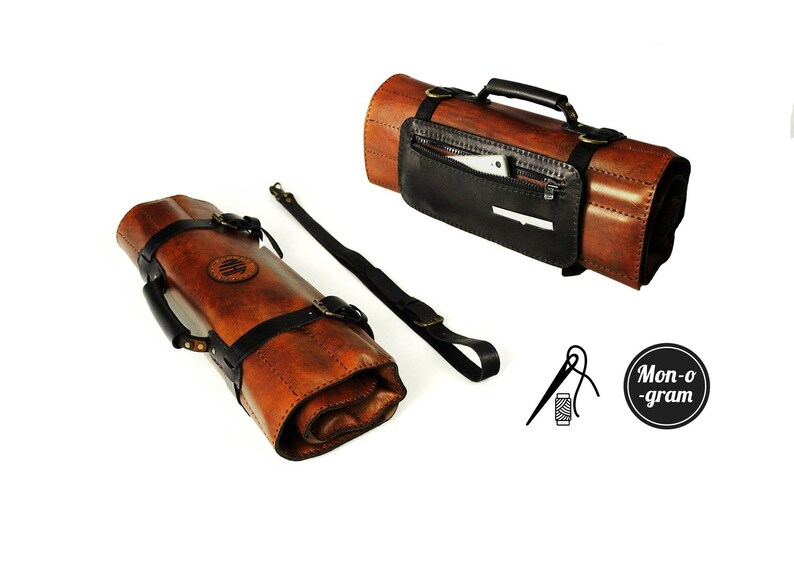 Top Notch Tailormade Heavyduty Leather Knife Roll Bags of Etsy