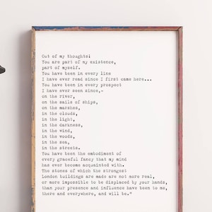Charles Dickens Great Expectations Quote Print Black & White Art, Great Expectations Unframed and Framed Art Literary Gift