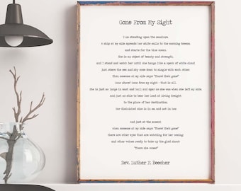 Gone From My Sight - Etsy