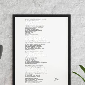 A Great Wagon Rumi Inspirational Poem Wall Art Ill Meet You - Etsy