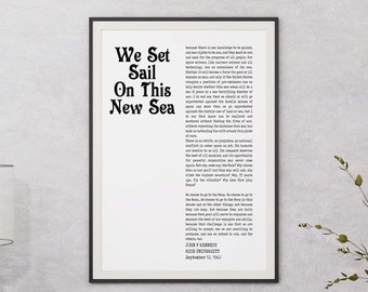 Cita inspiradora del discurso de John F. Kennedy «Elegimos ir a la Luna»