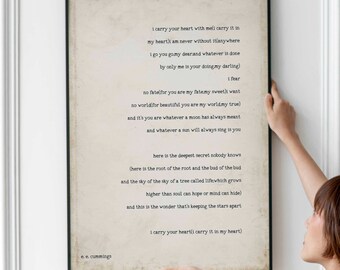 I Carry Your Heart | Etsy