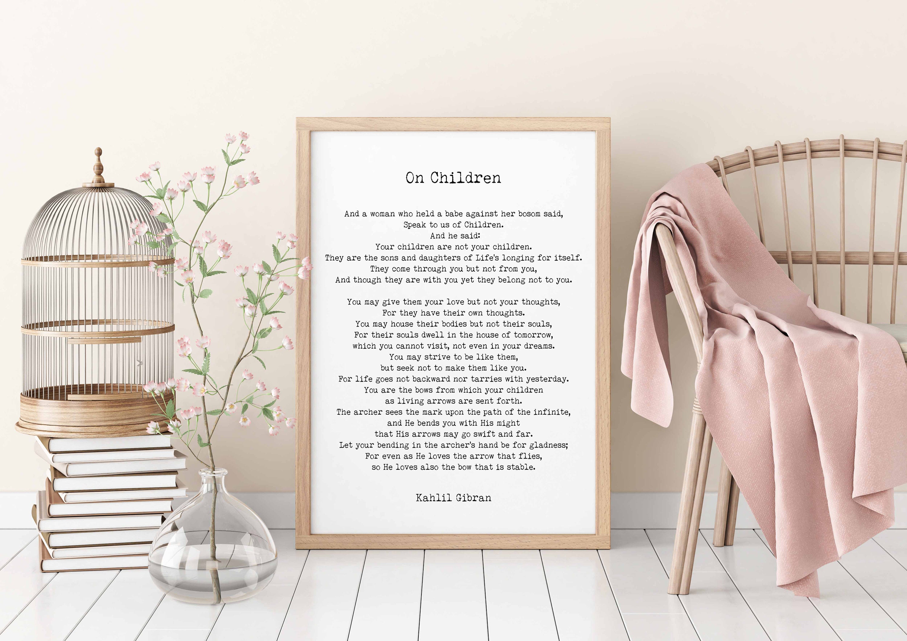 PRINTABLE on Children Kahlil Gibran Wall Art Prints INSTANT - Etsy ...
