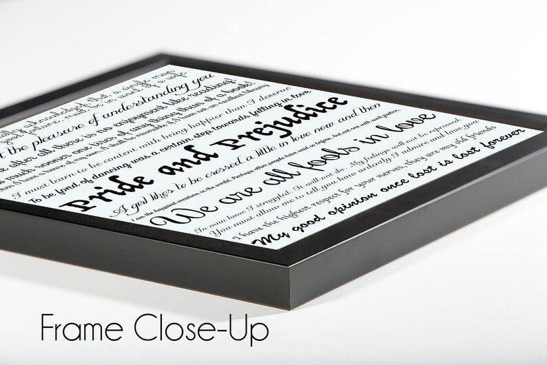 Framed Ralph Waldo Emerson Quote Print – Dream Life Motivational Poster in Typewriter Font, Vintage Style Wall Art image 4