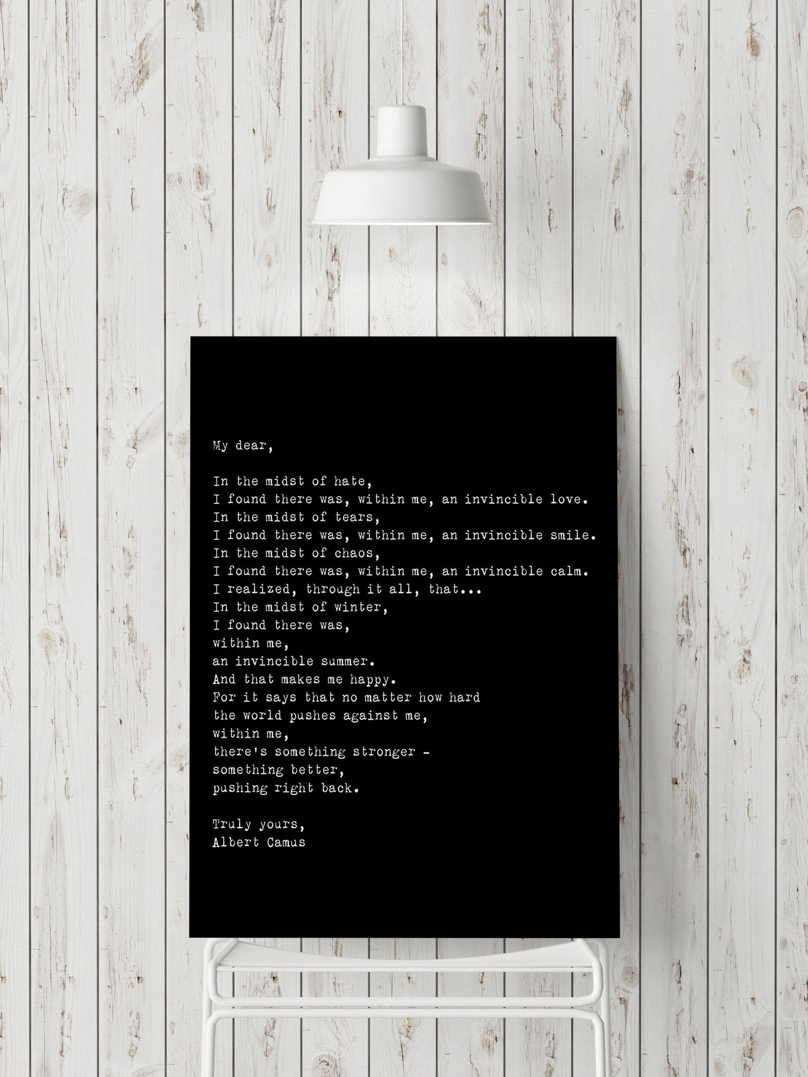 Albert Camus Onoverwinnelijke zomer kunst print niet Etsy Albert Camus Onoverwinnelijke zomer kunst print niet Etsy