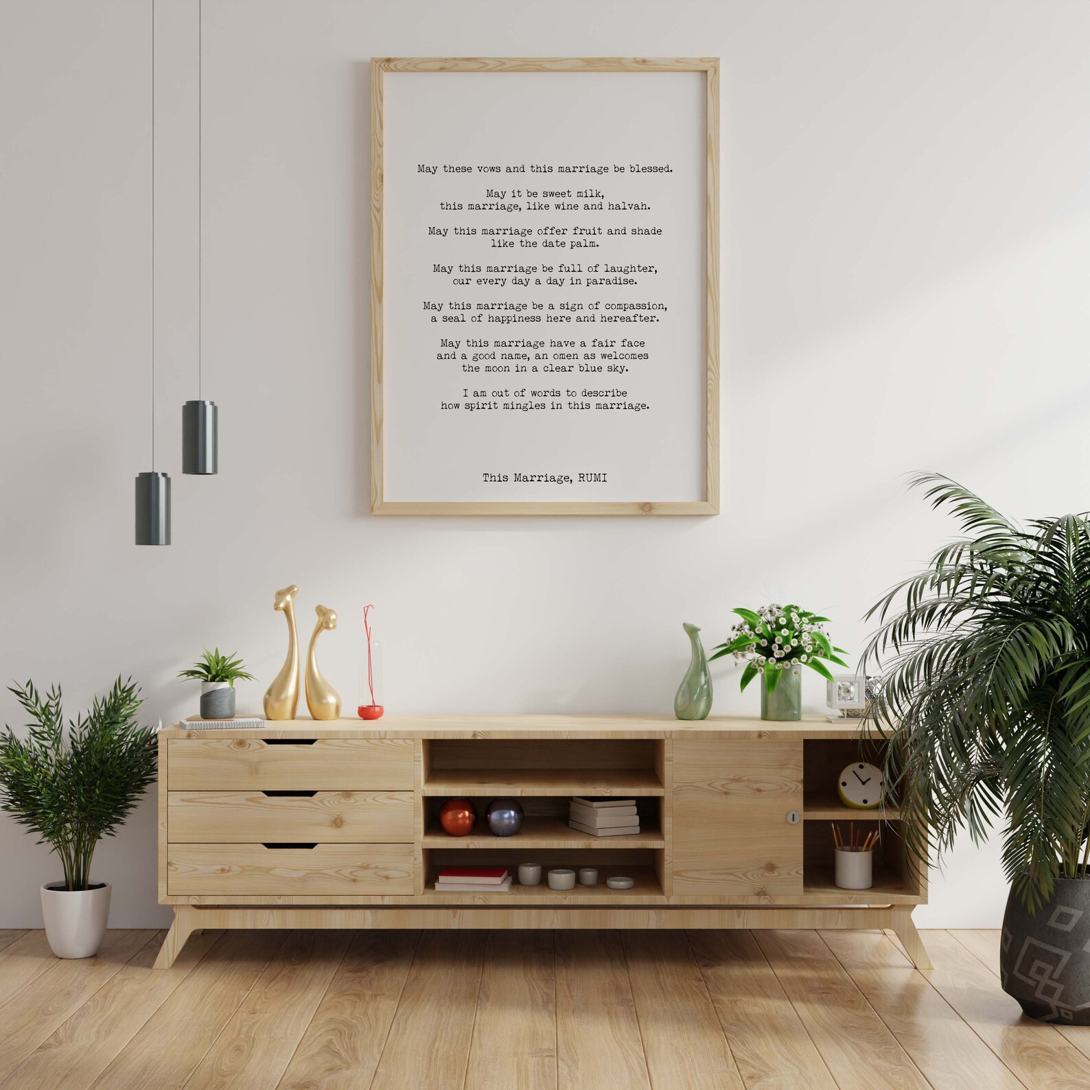 RUMI Marriage Poem Gift Wedding Print Love Poem Engagement Etsy
