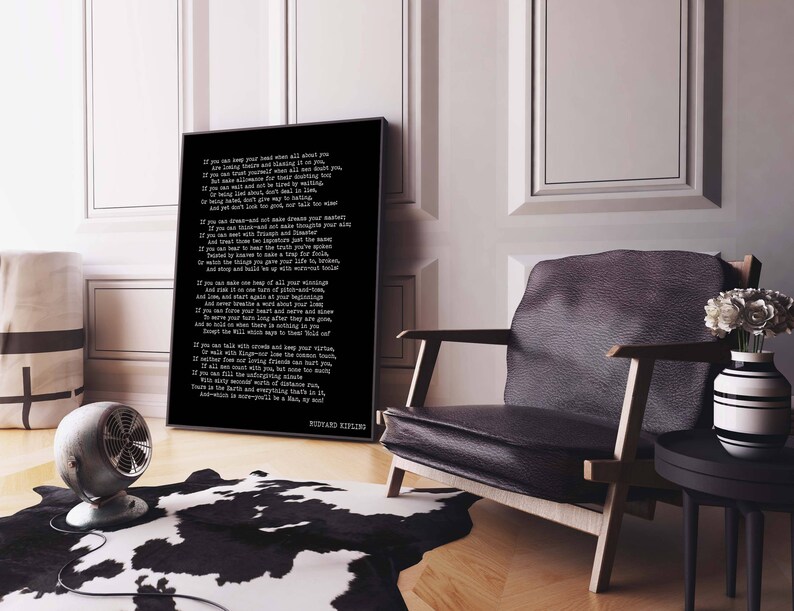 if by rudyard kipling framed if by rudyard kipling framed