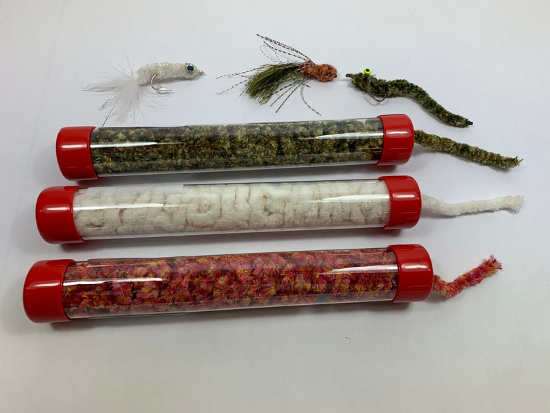 Chenille Fly Tying Material 3PK for Bass Crappie Trout Flies or Jigs Fly Fishing Bugs image 1