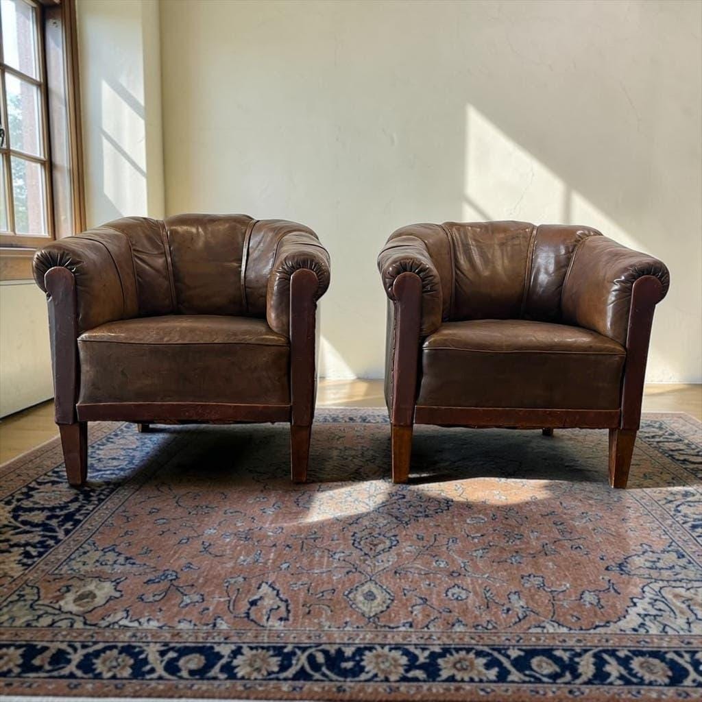 Hancock Moore Leather Chair - Etsy Canada