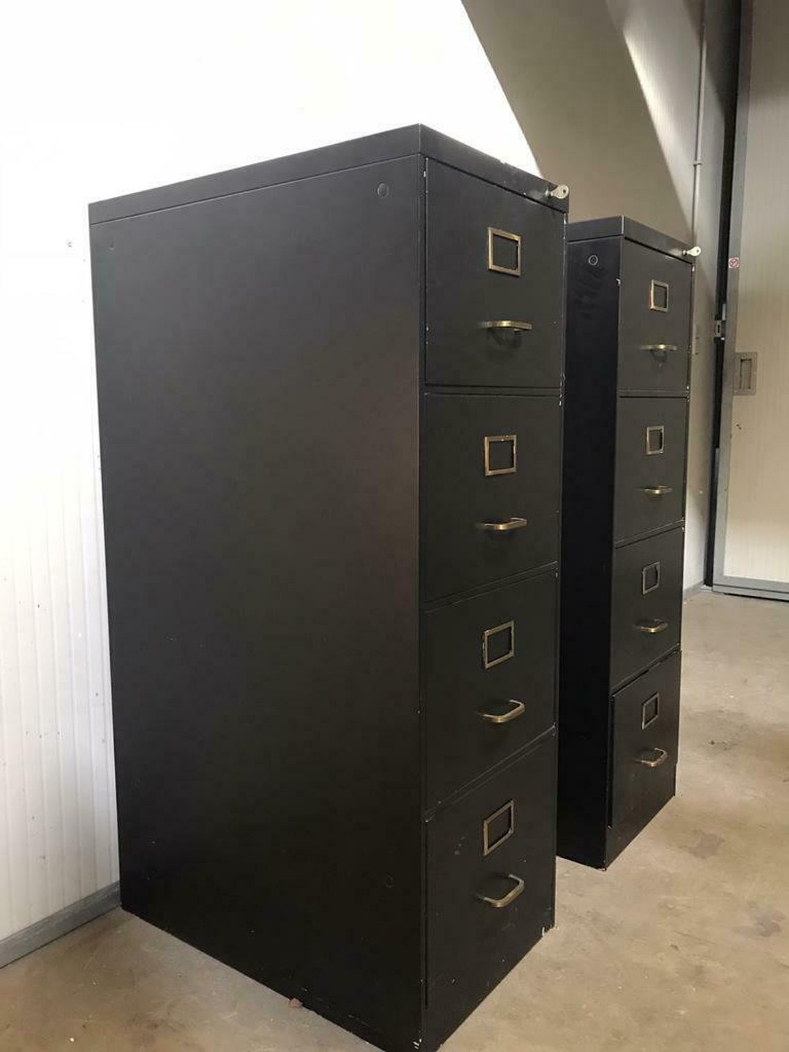 Vintage industrial locker / chest of drawers / filing Etsy