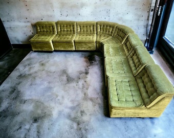 Modulares Sofa / Lounge Vintage XL: 8-teilig