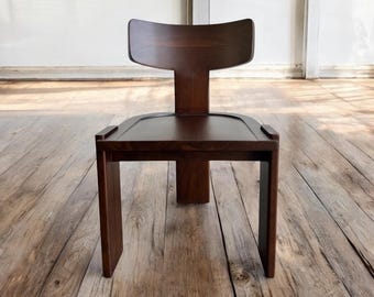 レトロな無垢材のブルータリズムチェア（複数在庫あり） - Etsy 日本