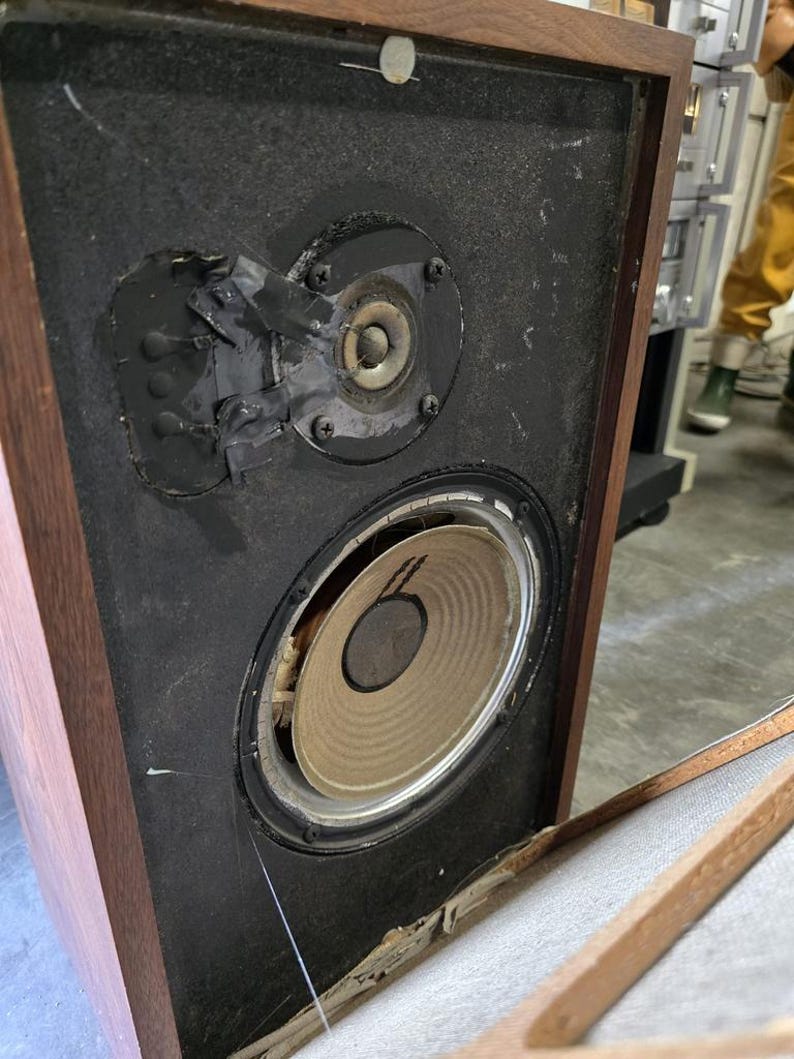 Set of 2 vintage speakers/loudspeakers Acoustic Research image 6