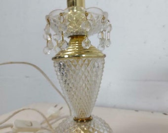 vintage "golden" table lamp / lampadaire