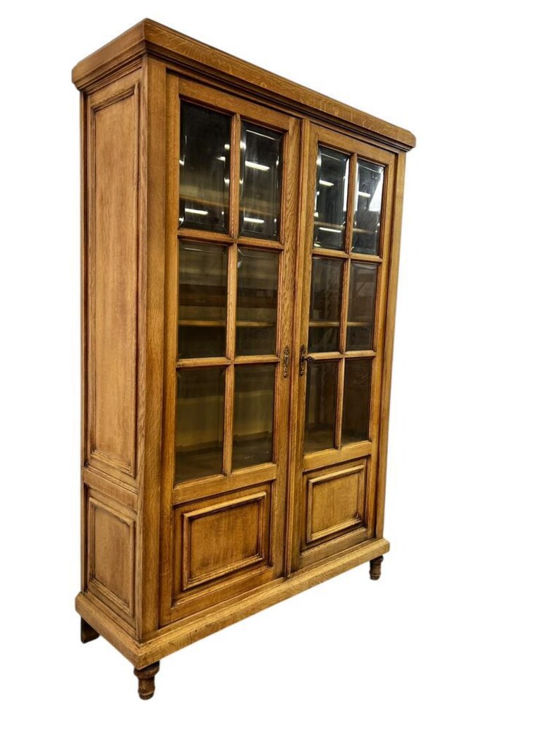 Photo inspiration: Gallery Detail: Vintage Wooden Display Cabinet Bookcase Tiered Shelf