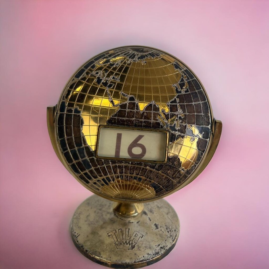 Vintage Perpetual Calendar / Flip Calendar TILA - Etsy