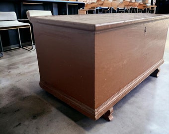 Boîte en bois vintage, peinte : projet d'aménagement