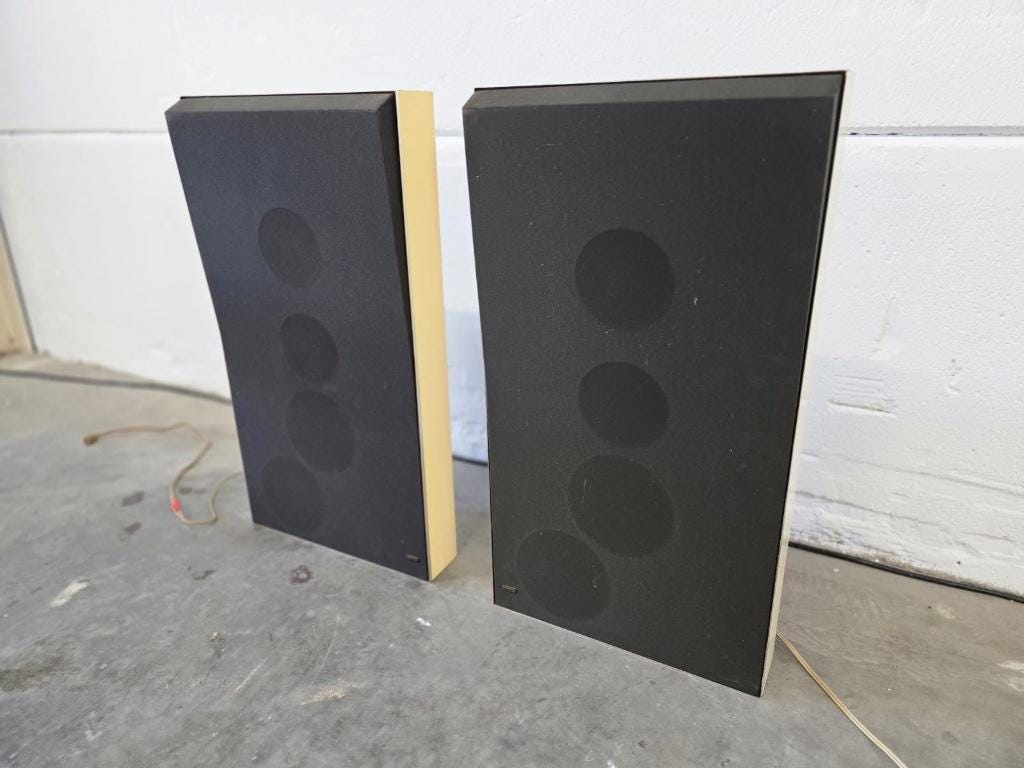 Set of 2 Vintage Speakers / Boxes B&O Beovox P45 - Etsy