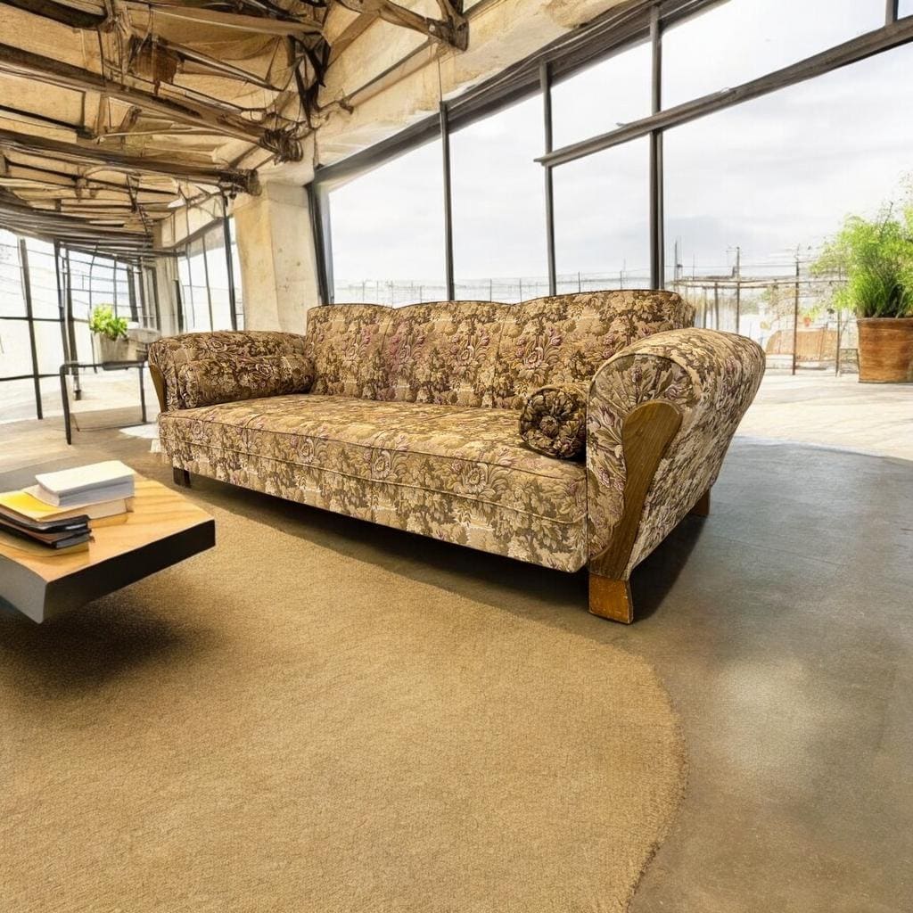 Canapé/Méridienne Canapé-Lit À Motif Floral Vintage