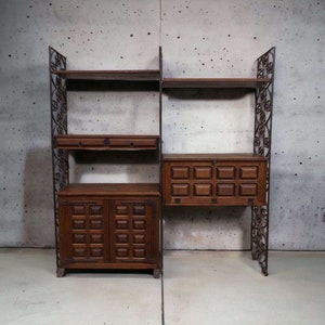 Vintage-Wandsystem: Spanischer Brutalismus-Stil
