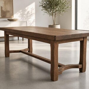 Vintage XL massief houten tafel / eettafel