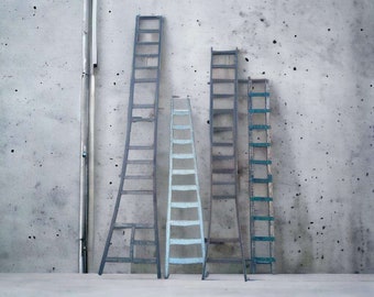 Old wooden XL ladder