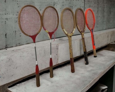Paire De Raquettes De Tennis Vintage Club Med - Bon état, Cordage OK