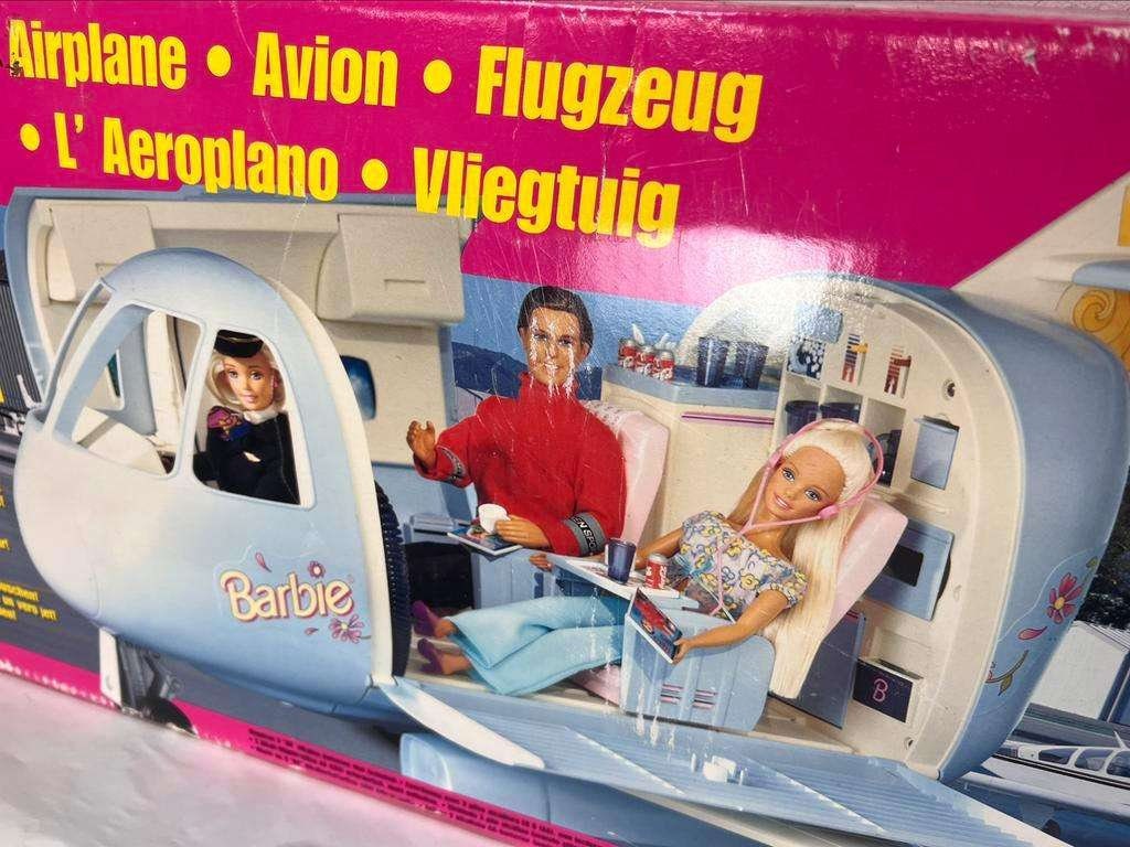 Vintage BARBIE Airplane With Microphone 