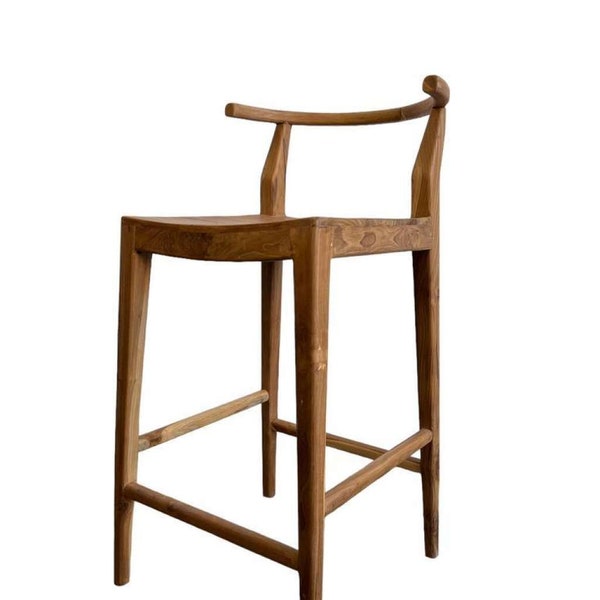 Wabisabi wooden stool / tabouret