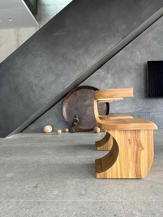 Solid wooden S shape chair (several items in stock)