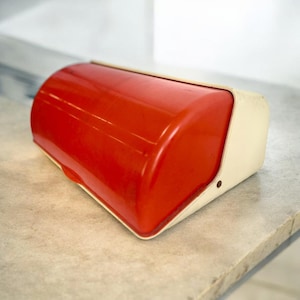 Vintage bread bin / food box seventies