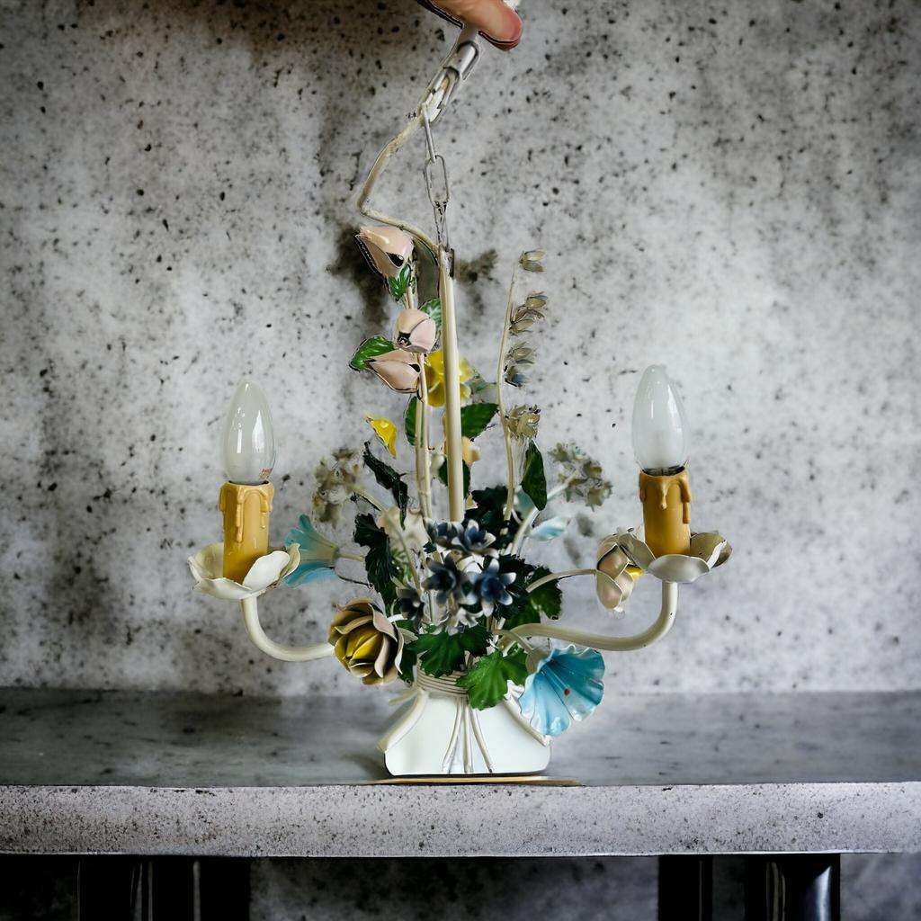 Buy Vintage Chandelier Hanging Lamp Chandelier With Flowers