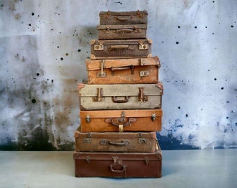 valise vintage / valise / sac de voyage