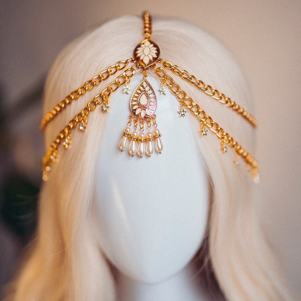 chain crown headpiece