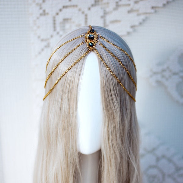 chain crown headpiece