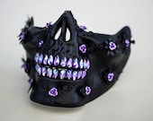 Black Skull, Sugar Skull, Burning man, Festival, Festival Fashion accessories, Skull, Costume Party, Halloween, Festival Crown, Rave outfit