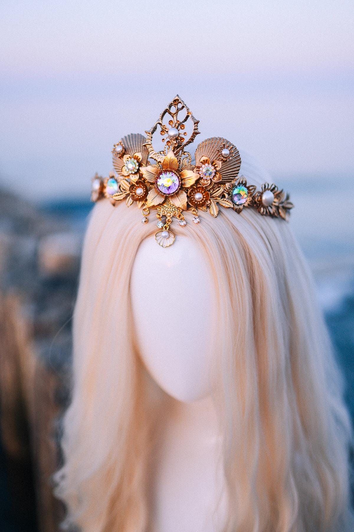 Mermaid Sea Shell Goddess Crown - Etsy